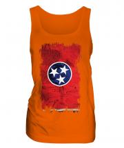 Tennessee State Grunge Flag Ladies Vest
