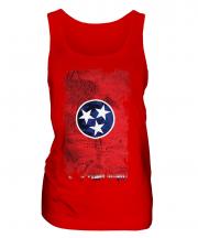 Tennessee State Grunge Flag Ladies Vest