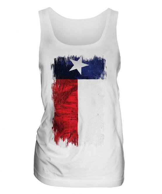 Texas State Grunge Flag Ladies Vest