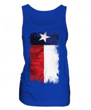 Texas State Grunge Flag Ladies Vest