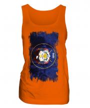 Utah State Grunge Flag Ladies Vest