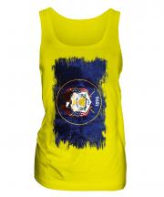 Utah State Grunge Flag Ladies Vest