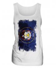 Utah State Grunge Flag Ladies Vest