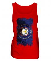 Utah State Grunge Flag Ladies Vest