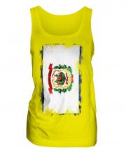 West Virginia State Grunge Flag Ladies Vest
