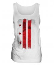 Washington Dc Grunge Flag Ladies Vest