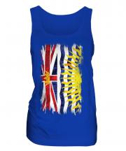 British Columbia Grunge Flag Ladies Vest