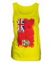 Manitoba Grunge Flag Ladies Vest