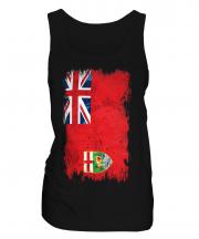 Manitoba Grunge Flag Ladies Vest