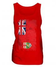 Manitoba Grunge Flag Ladies Vest