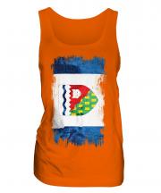 Northwest Territories Grunge Flag Ladies Vest