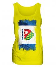 Northwest Territories Grunge Flag Ladies Vest