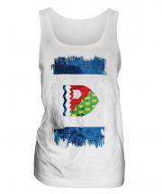 Northwest Territories Grunge Flag Ladies Vest