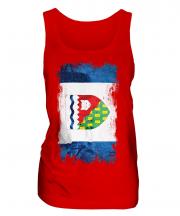 Northwest Territories Grunge Flag Ladies Vest