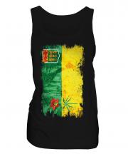 Saskatchewan Grunge Flag Ladies Vest