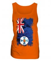 Queensland Grunge Flag Ladies Vest