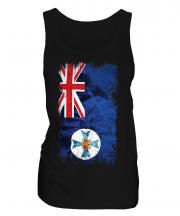 Queensland Grunge Flag Ladies Vest