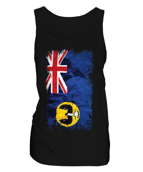 South Australia Grunge Flag Ladies Vest