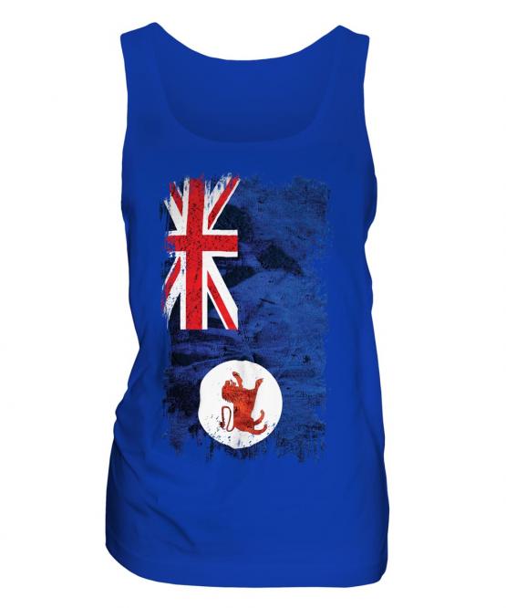 Tasmania Grunge Flag Ladies Vest