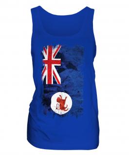Tasmania Grunge Flag Ladies Vest
