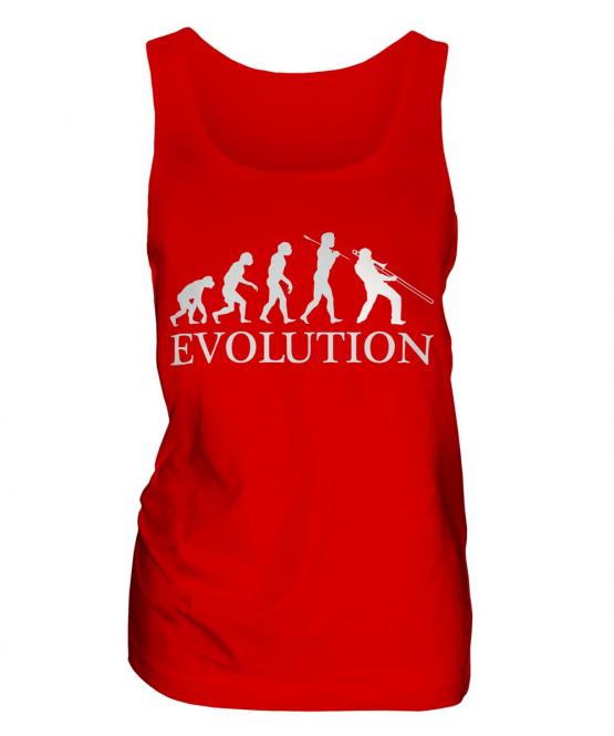 Jazz Trombone Player Evolution Ladies Vest