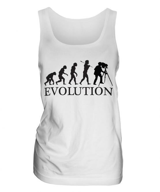 Retro Photographer Evolution Ladies Vest
