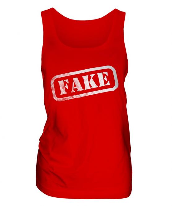 Fake Stamp Ladies Vest
