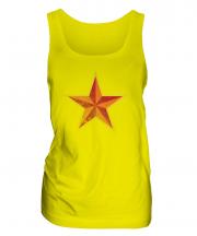 Faded Communist Star Ladies Vest