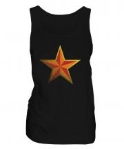 Faded Communist Star Ladies Vest