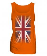 Union Jack Faded Flag Ladies Vest