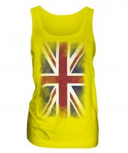 Union Jack Faded Flag Ladies Vest