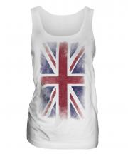 Union Jack Faded Flag Ladies Vest