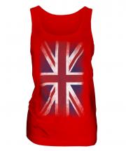 Union Jack Faded Flag Ladies Vest