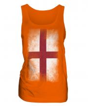 England St George Faded Flag Ladies Vest