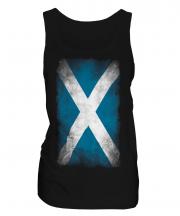 Scotland Faded Flag Ladies Vest