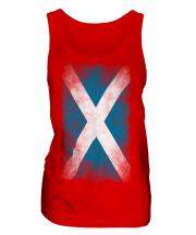 Scotland Faded Flag Ladies Vest