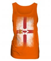 Northern Ireland Faded Flag Ladies Vest
