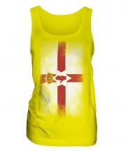 Northern Ireland Faded Flag Ladies Vest