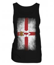 Northern Ireland Faded Flag Ladies Vest
