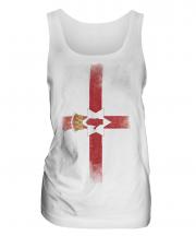 Northern Ireland Faded Flag Ladies Vest
