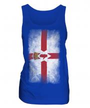 Northern Ireland Faded Flag Ladies Vest