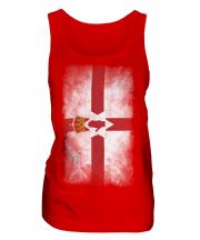 Northern Ireland Faded Flag Ladies Vest