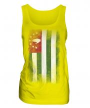 Abkhazia Faded Flag Ladies Vest