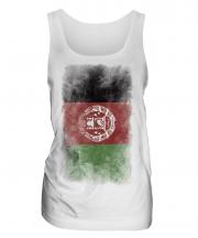 Afghanistan Faded Flag Ladies Vest