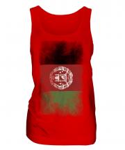 Afghanistan Faded Flag Ladies Vest