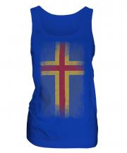 Aland Faded Flag Ladies Vest