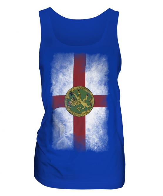 Alderney Faded Flag Ladies Vest
