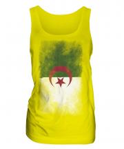 Algeria Faded Flag Ladies Vest