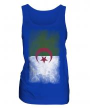 Algeria Faded Flag Ladies Vest