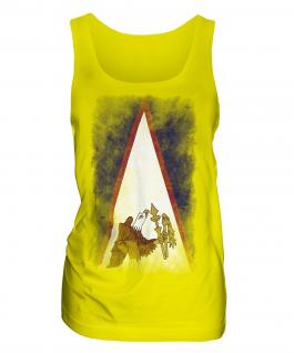 American Samoa Faded Flag Ladies Vest